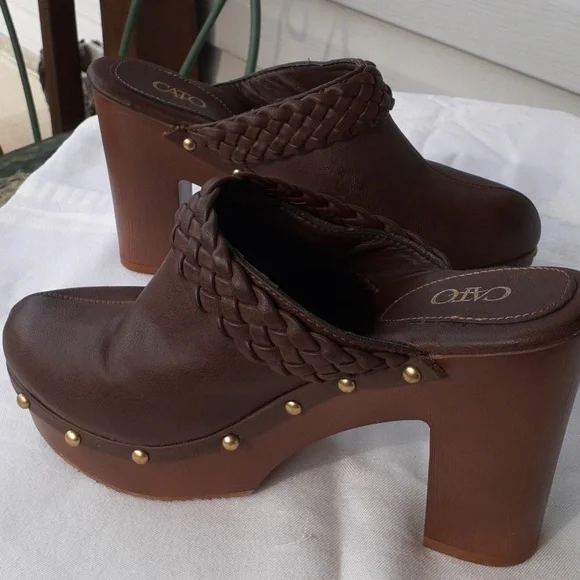 Vintage Cato platform clog shoes with bling size 8M - Picture 5 of 10